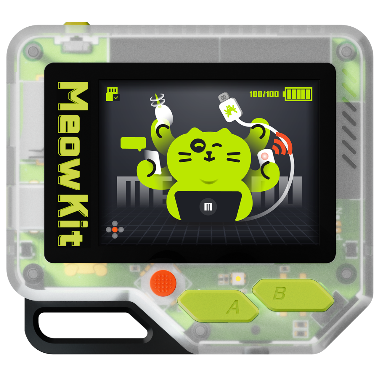 MeowKit-S3 Transparent Shell Edition